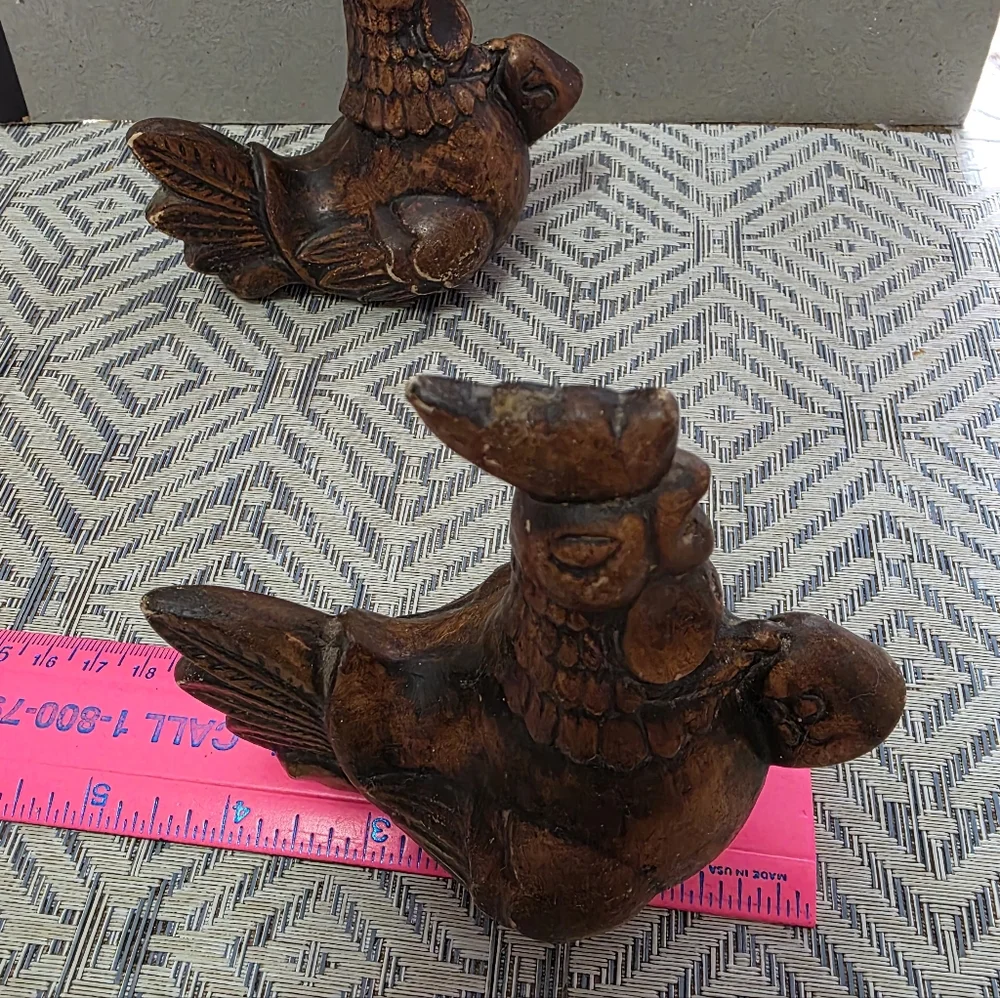 Vtg Treasure Craft Chicken Salt Pepper Shakers #130
